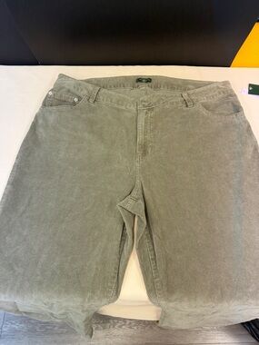 Wild Fable Corduroy Pants in Olive Green plus size zip up pants XXL stretch new